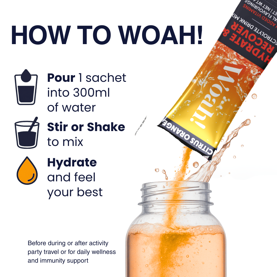 Woah! Citrus Orange Electrolyte Drink Mix - 14 Sachets