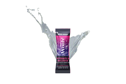 Woah Mixed Berry Electrolyte Drink Mix 28 pack