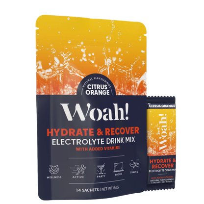 Woah Mixed Citrus/Orange Electrolyte Drink Mix